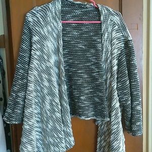 Black and white sweater